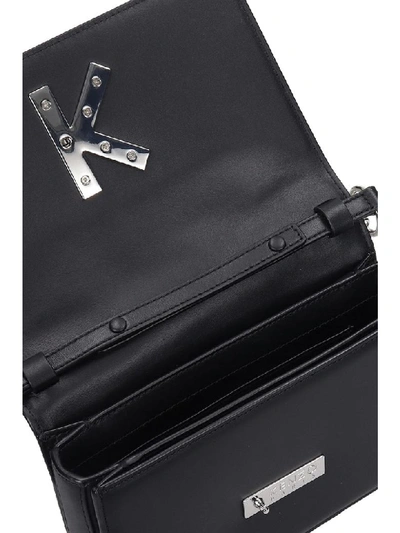 Shop Kenzo Shoulder Bag In Black Leather