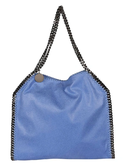 Shop Stella Mccartney Falabella Tote In Cerulean