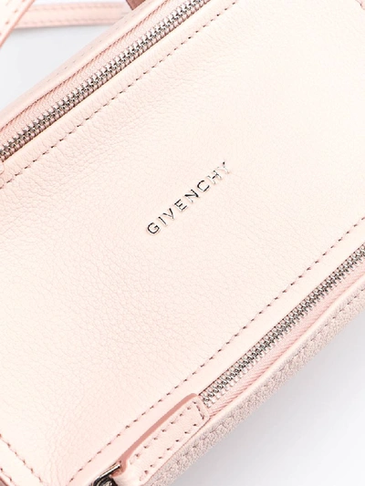 Shop Givenchy Pandora Mini Bag In Pale Pink