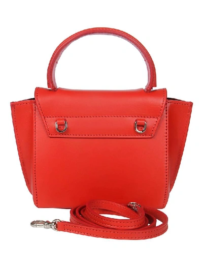 Shop Atp Atelier Montalcino Shoulder Bag In Rosso