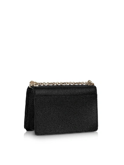 Shop Furla Black Leather Mimì Mini Crossbody Bag