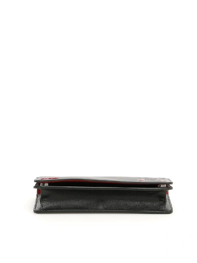 Shop Prada Malia Minibag In Nero Fuoco (black)