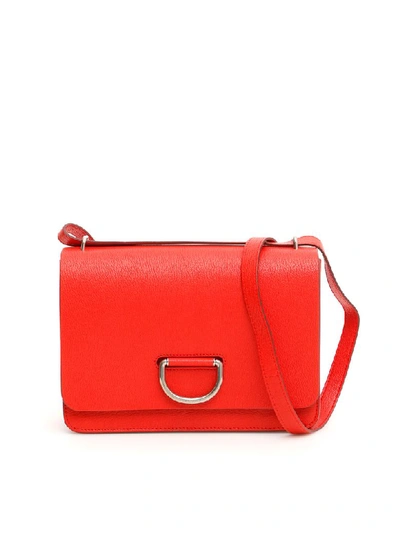 Shop Burberry The D-ring Crossbody Bag In Bright Red (red)