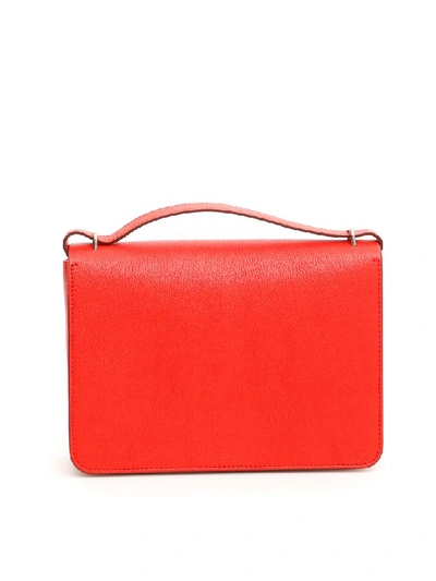 Shop Burberry The D-ring Crossbody Bag In Bright Red (red)