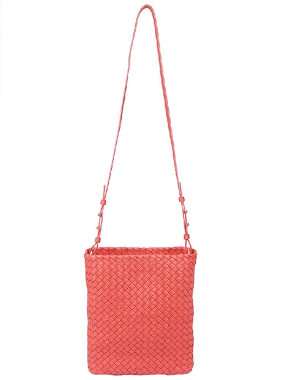 Shop Bottega Veneta Shoulder Bag In Poppy