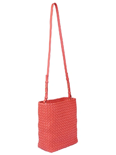 Shop Bottega Veneta Shoulder Bag In Poppy