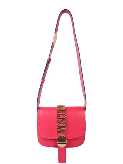 Shop Moschino Shoulder Bag In Fucsia