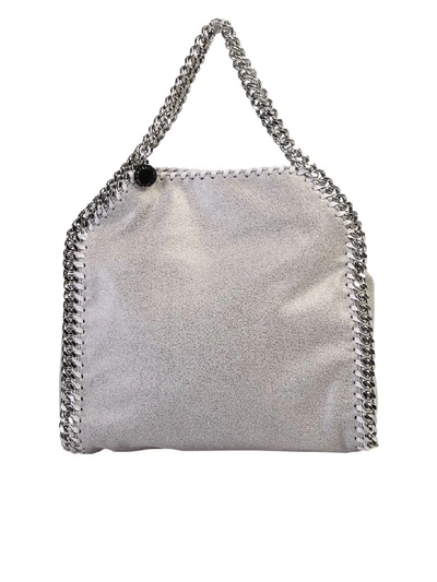 Shop Stella Mccartney Mini Falabella Bag In Grey