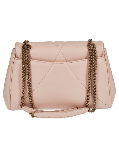 Shop Dolce & Gabbana Quilted Shoulder Bag In Pink