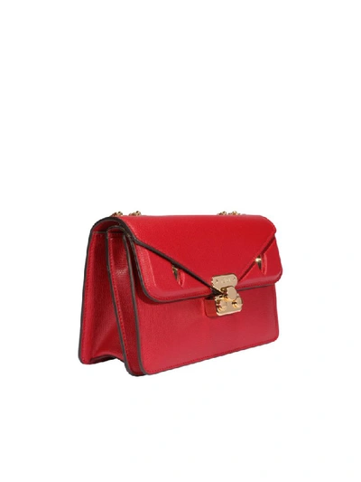 Shop Fendi Medium Bag Bugs Bag In Red