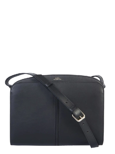 Shop Apc Aurelie Shoulder Bag In Nero