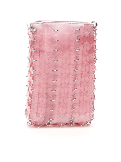Shop Paco Rabanne Flowers Mini Bag In Pink (pink)