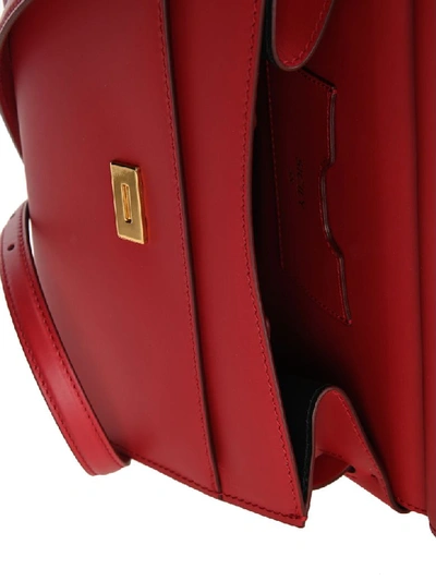 Shop Dolce & Gabbana Small Calfskin Sicily 58 Bag In Red