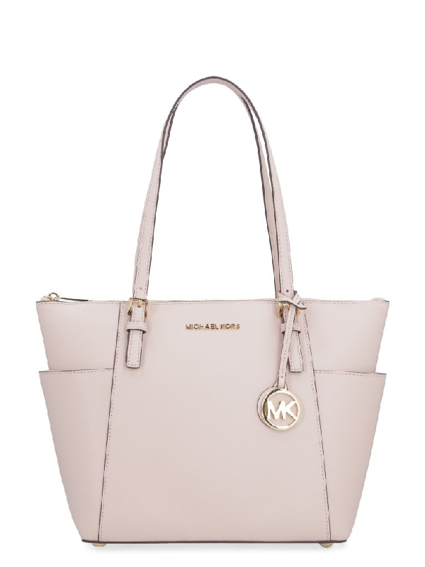jet set saffiano leather tote bag