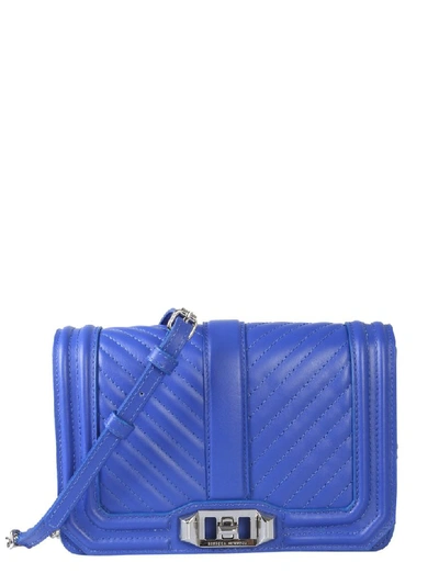Shop Rebecca Minkoff Small Love Shoulder Bag In Blu