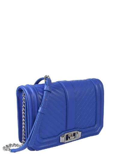 Shop Rebecca Minkoff Small Love Shoulder Bag In Blu