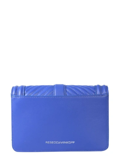 Shop Rebecca Minkoff Small Love Shoulder Bag In Blu