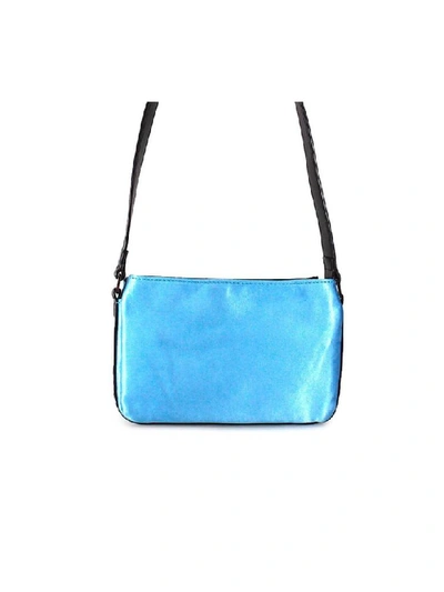 Shop Pinko Canello Light Blue Crossbody Bag In Light Blue (blue)