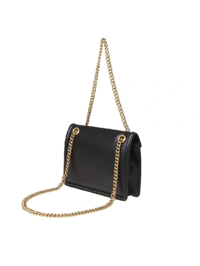 Shop Dolce & Gabbana Medium Devotion Bag In Smooth Calfskin In Black