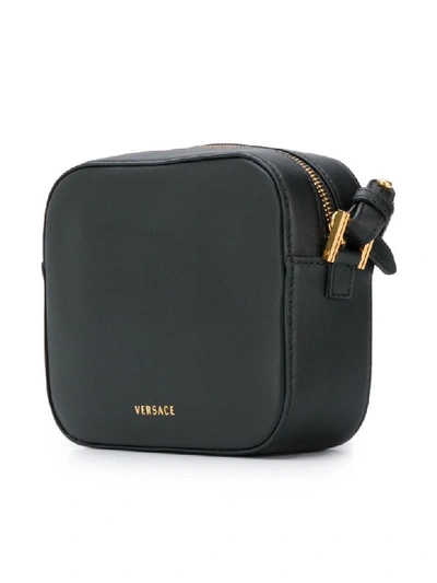 Shop Versace Virtus Shoulder Bag In Ot Nero/oro