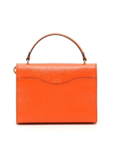 Shop Anya Hindmarch Small Postbox Bag In Clementine (orange)