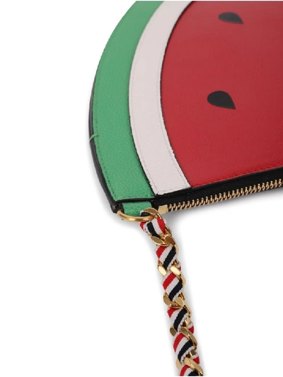 Shop Thom Browne Watermelon Bag In Red