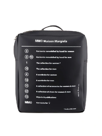 Shop Mm6 Maison Margiela Backpack In Black