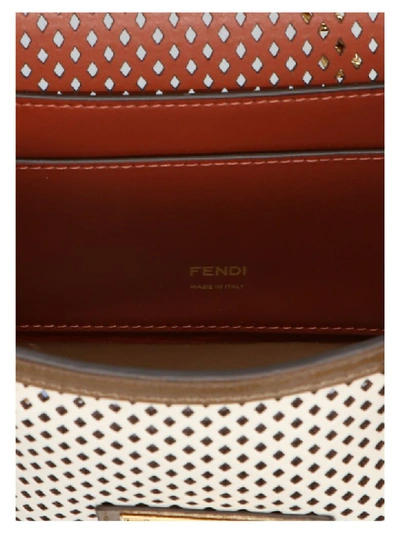 Shop Fendi Kan U Bag In White