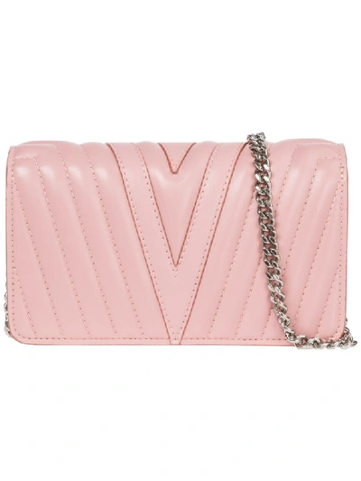 Shop Stella Mccartney Stella Star Crossbody Bags In Rosa