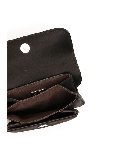 Shop Rodo Swarovski Satin Mini Bag In Black (black)