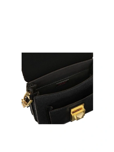 Shop Furla Onyx Diva Mini Shoulder Bag In Black