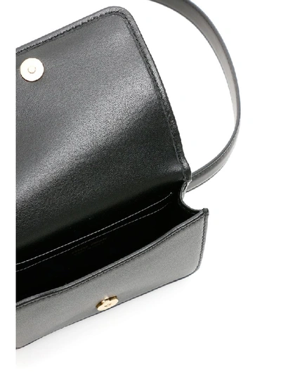 Shop Miu Miu Matelasse Mini Beltbag In Nero (black)