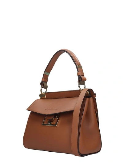 Shop Givenchy Mystic Small Shoulder Bag In Brown Leather