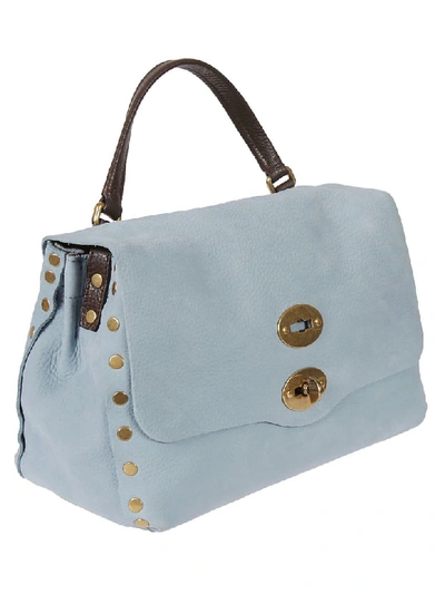 Shop Zanellato Postina S Jones Shoulder Bag In Blue