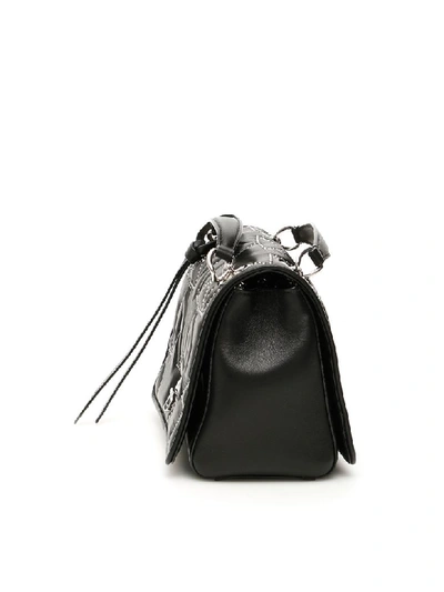 Shop Jimmy Choo Studded Helia Bag In Black (black)