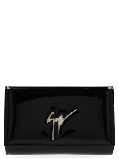 Shop Giuseppe Zanotti Clutch In Black