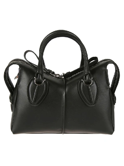 Shop Tod's Zip Micro Tote In Black