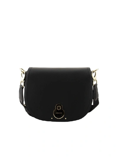 Shop Longchamp Cavalcade Crossbody Bag Black