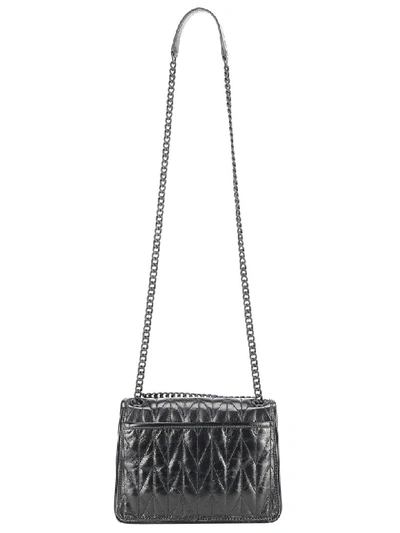 Shop Miu Miu Pattina Shoulder Bag In Nero