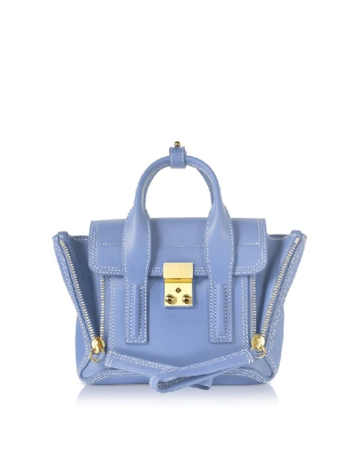 Shop 3.1 Phillip Lim / フィリップ リム Chambray Pashli Mini Satchel Bag In Light Blue