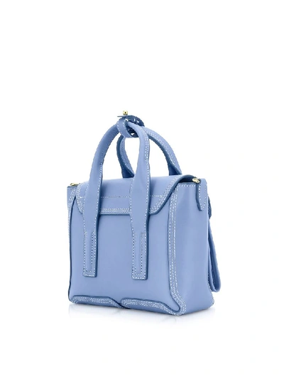 Shop 3.1 Phillip Lim / フィリップ リム Chambray Pashli Mini Satchel Bag In Light Blue