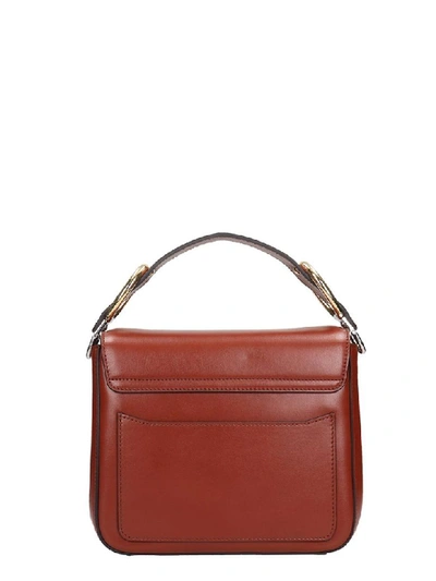 Shop Chloé Chloe Small Shoulder Bag In Brown Leather