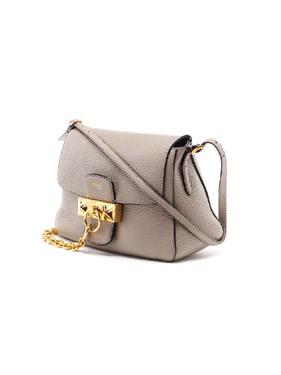 Shop Mulberry Mini Keeley Bag In Solid Grey