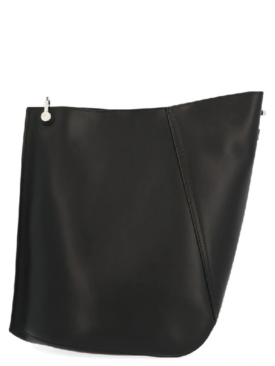 Shop Lanvin Hook Bag In Black
