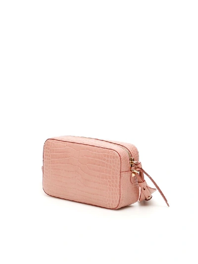 Shop Jimmy Choo Monogram Varenne Camera Bag In Blush (pink)