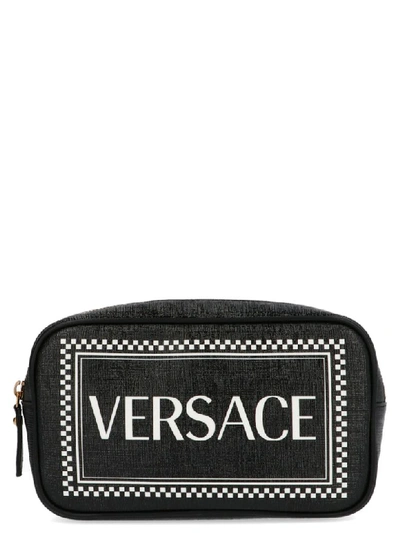 Shop Versace Tribute Bag In Black