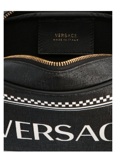 Shop Versace Tribute Bag In Black