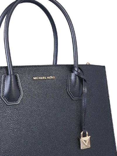 Shop Michael Michael Kors Medium Mercer Bag In Nero