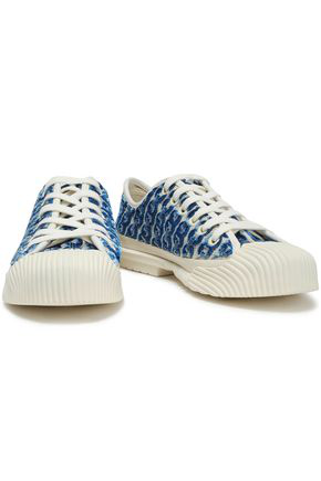 tory burch canvas sneakers