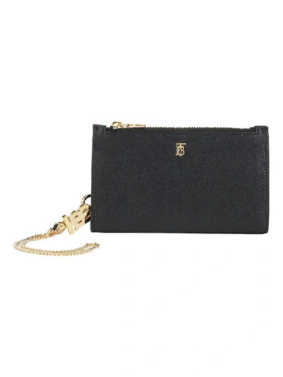 Shop Burberry Leslie Pouch In Black